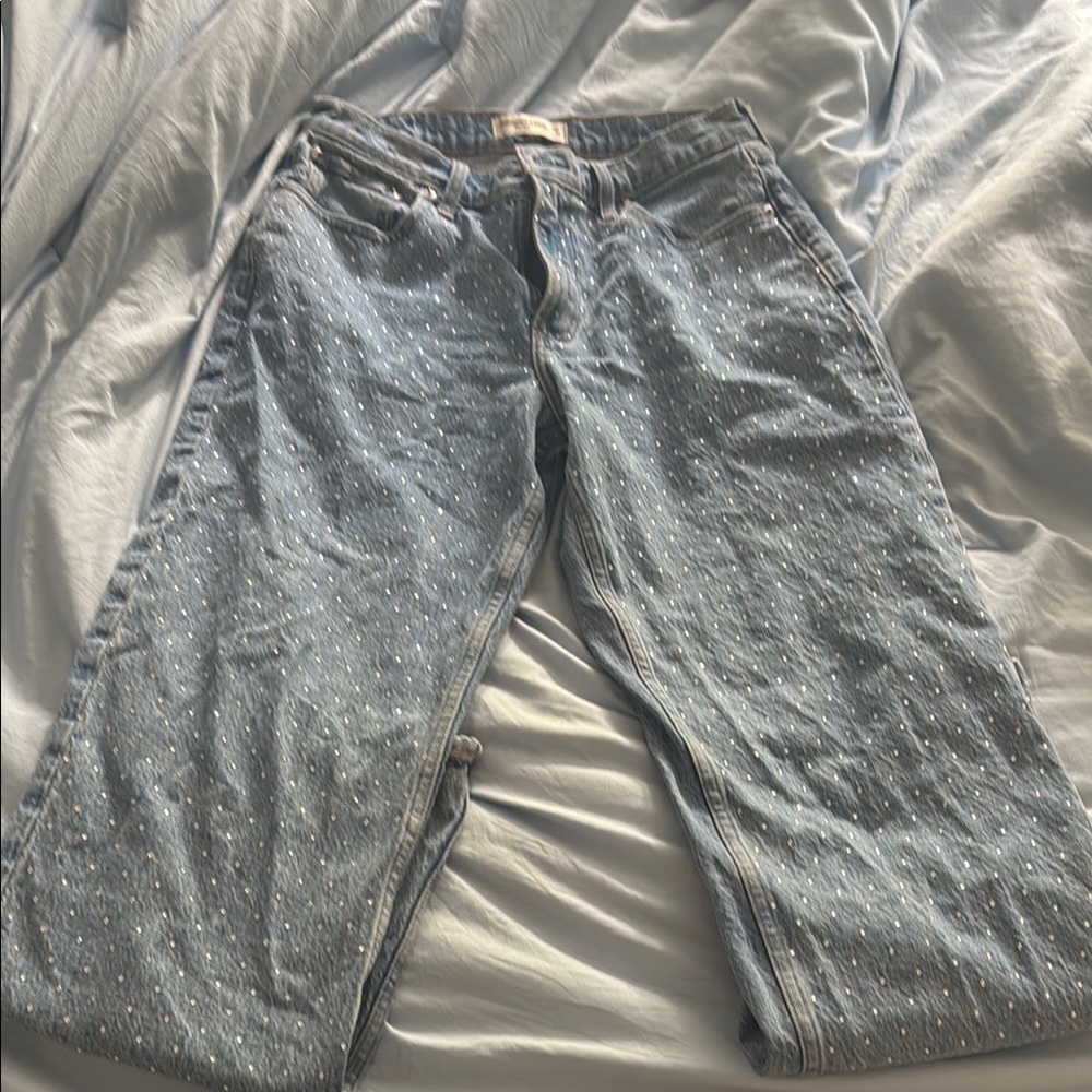Abercrombie & Fitch Light Blue Women's Jeans